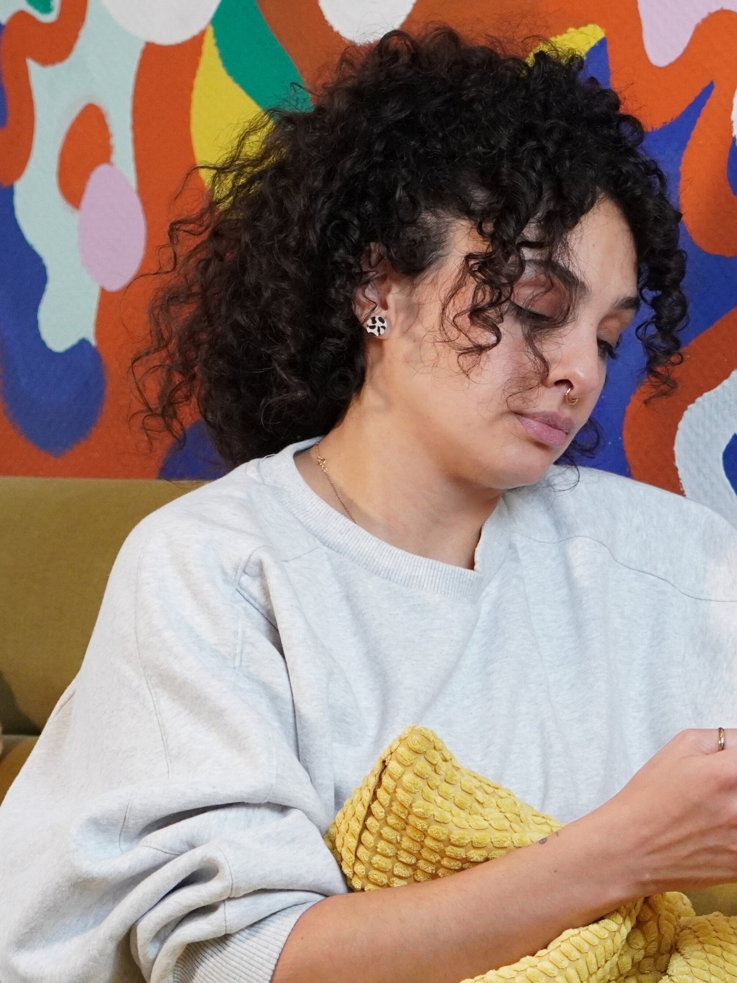 Ohrstecker "Leo" - 1,5 cm Durchmesser