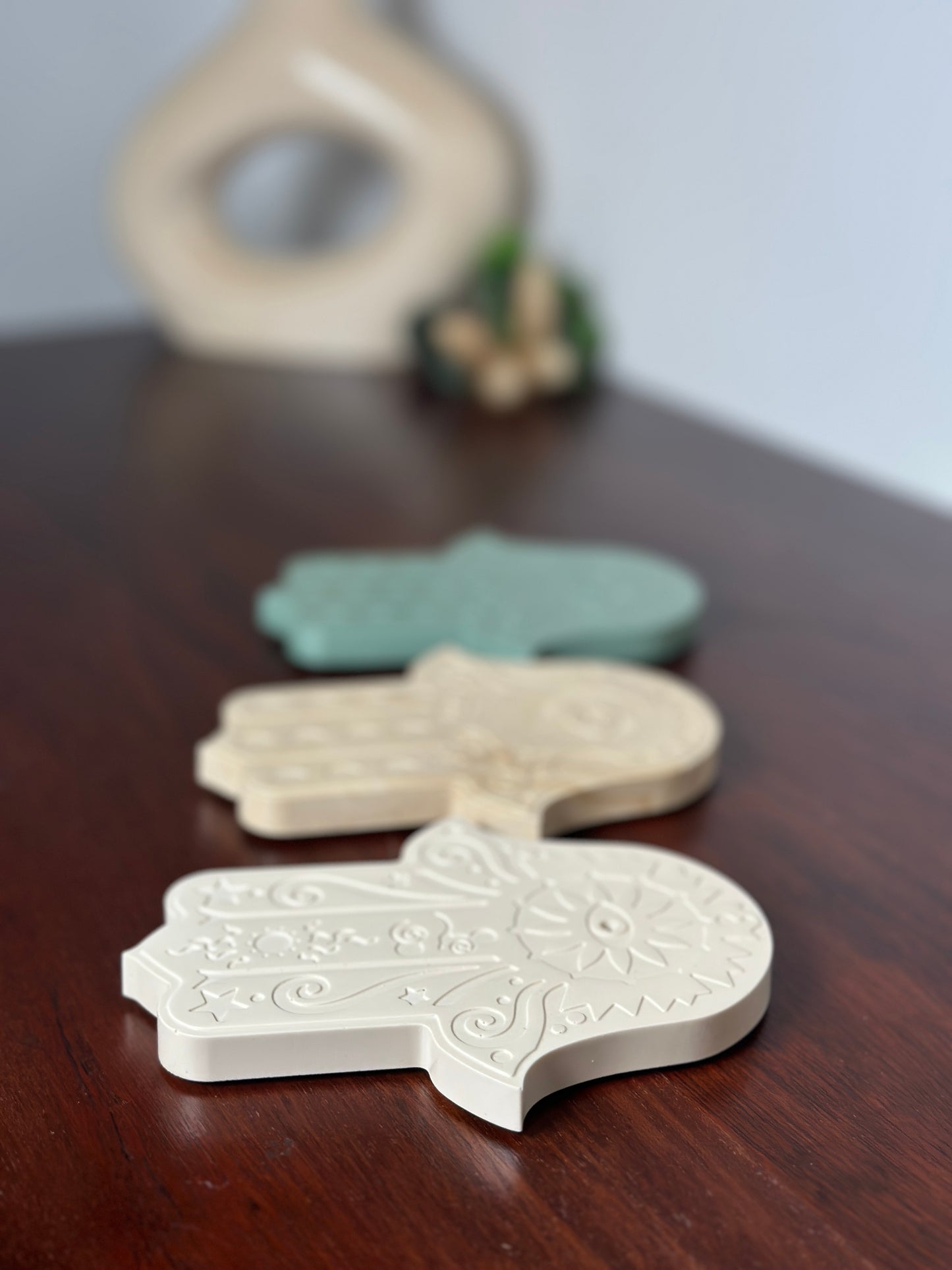Räucherstäbchenhalter - Hamsa Hand - Versch. Farben/Muster
