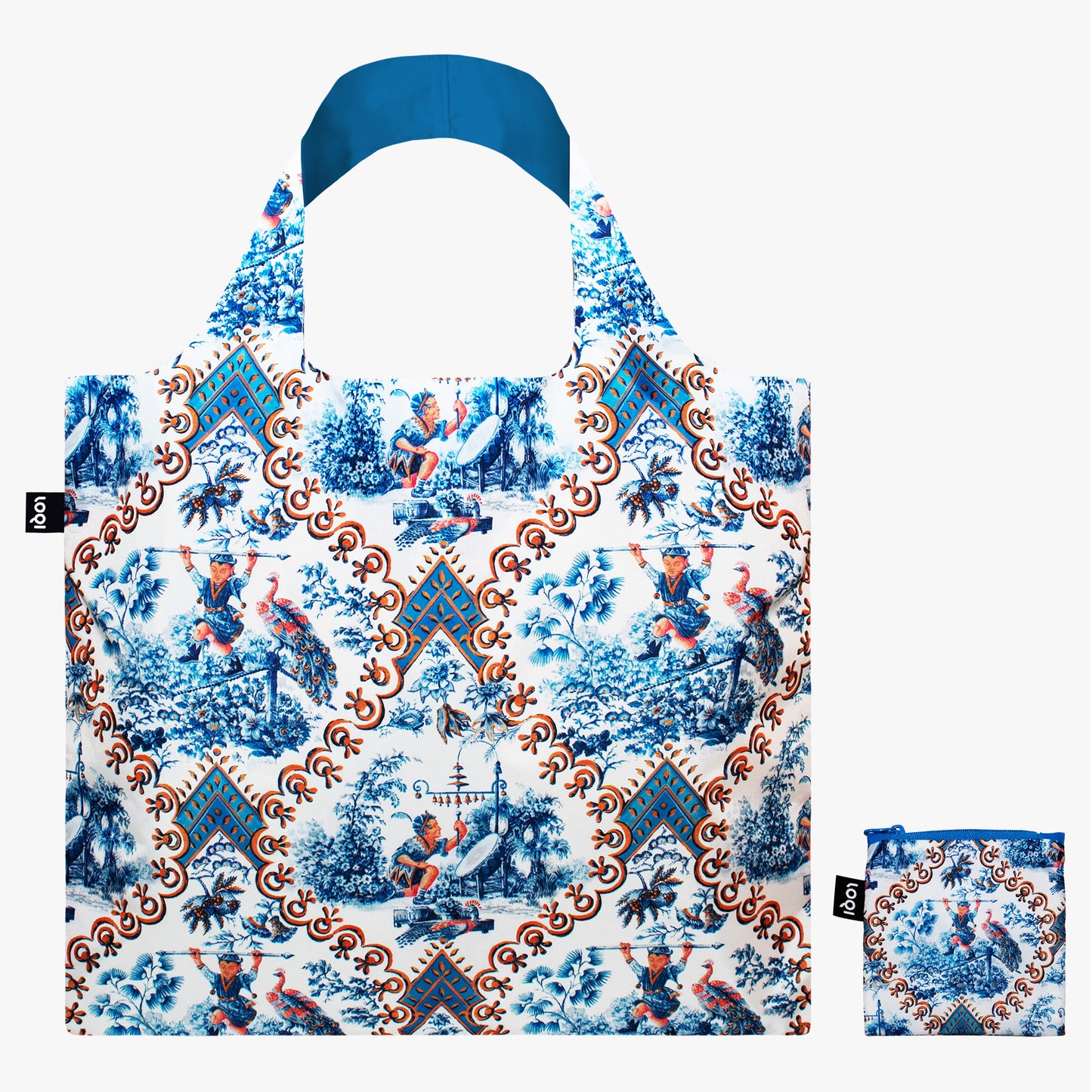 Tote Bag aus 100 % Recyclingmaterial – DECORATIVE ART „Toile de Jouy – Jongleur“
