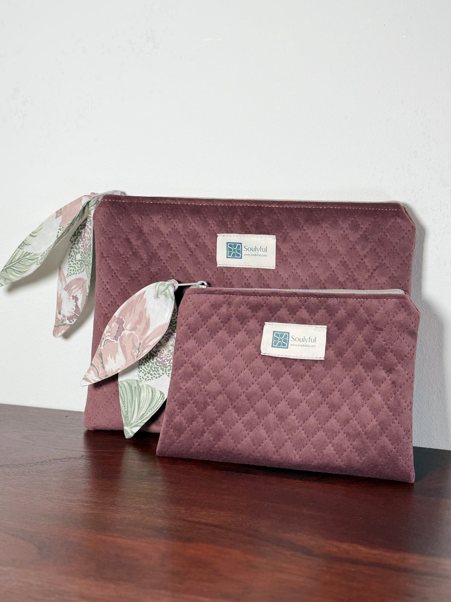 Duo Kosmetiktaschen "Vintage Berry"