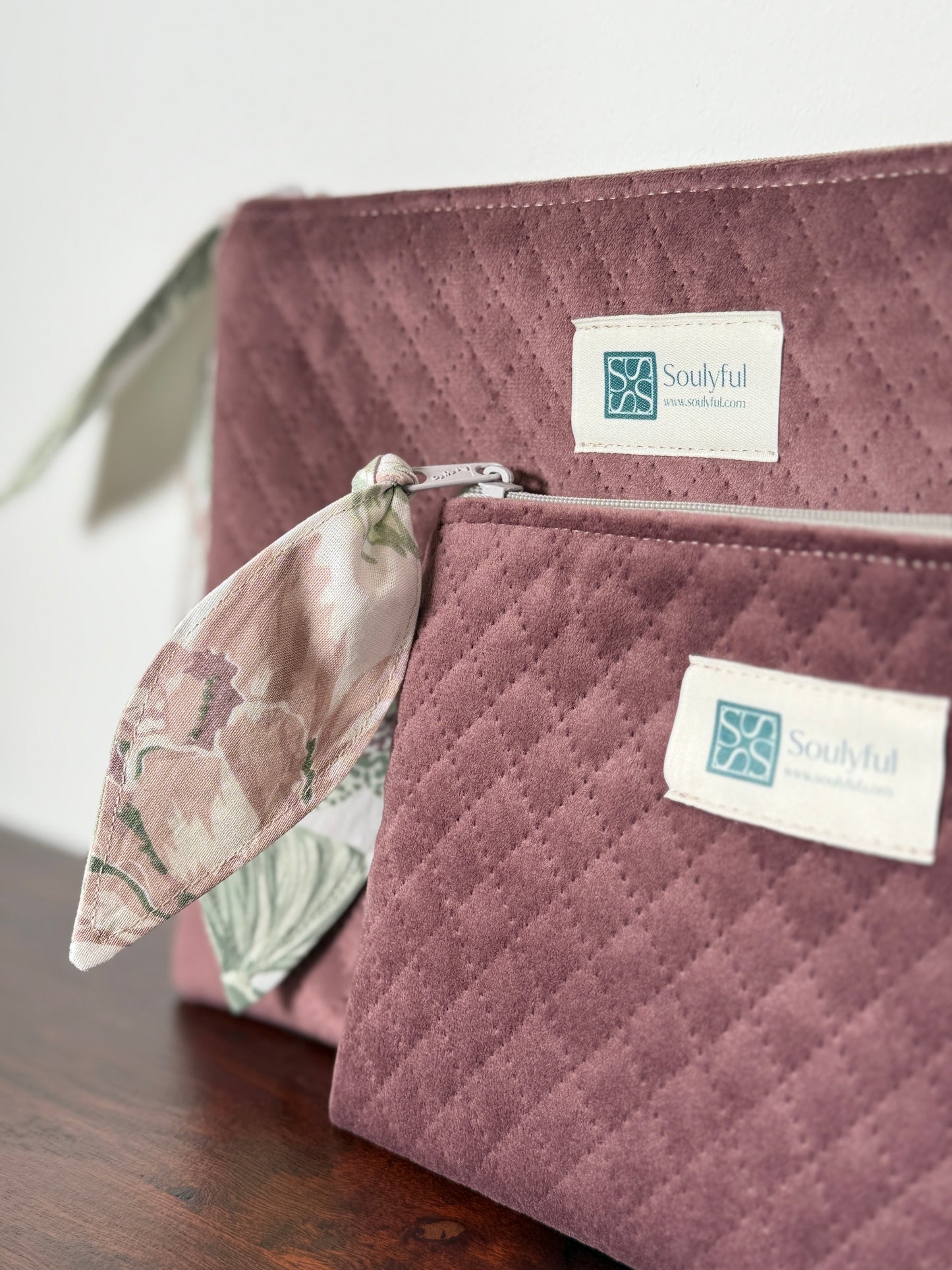 Duo Kosmetiktaschen "Vintage Berry"