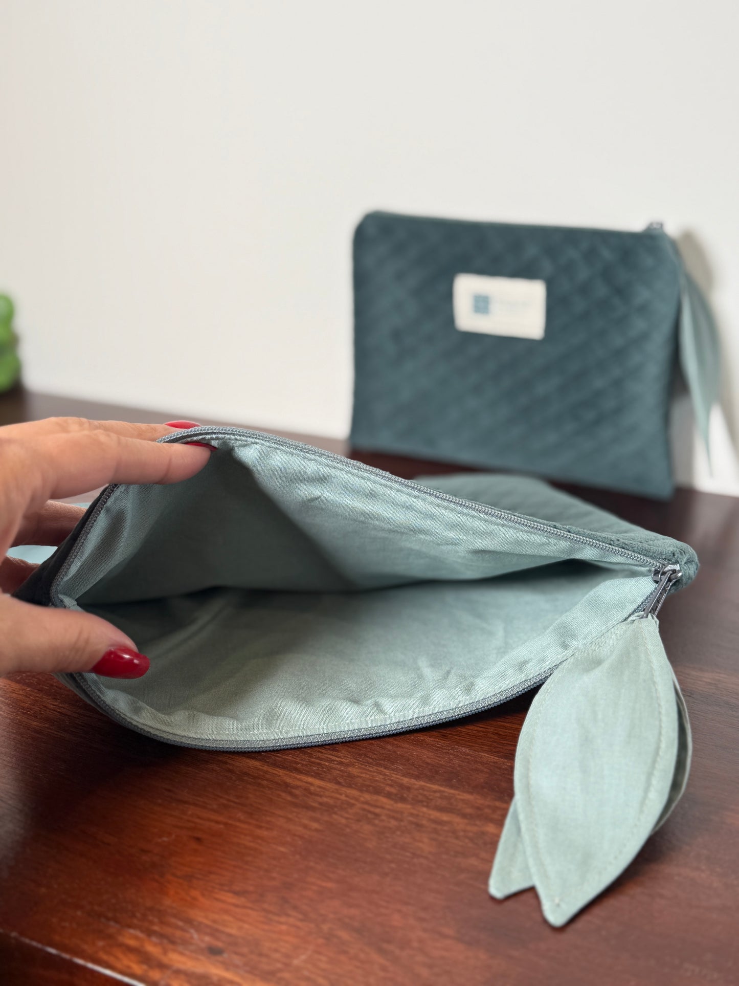 Duo Kosmetiktaschen "Velvet Teal"