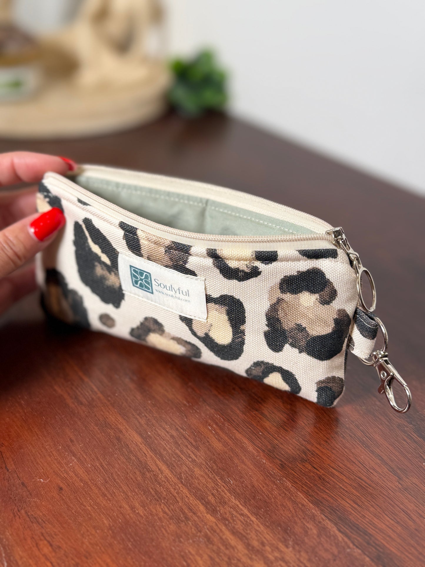 Schlüssel-Etui "Leo" mit Karabiner