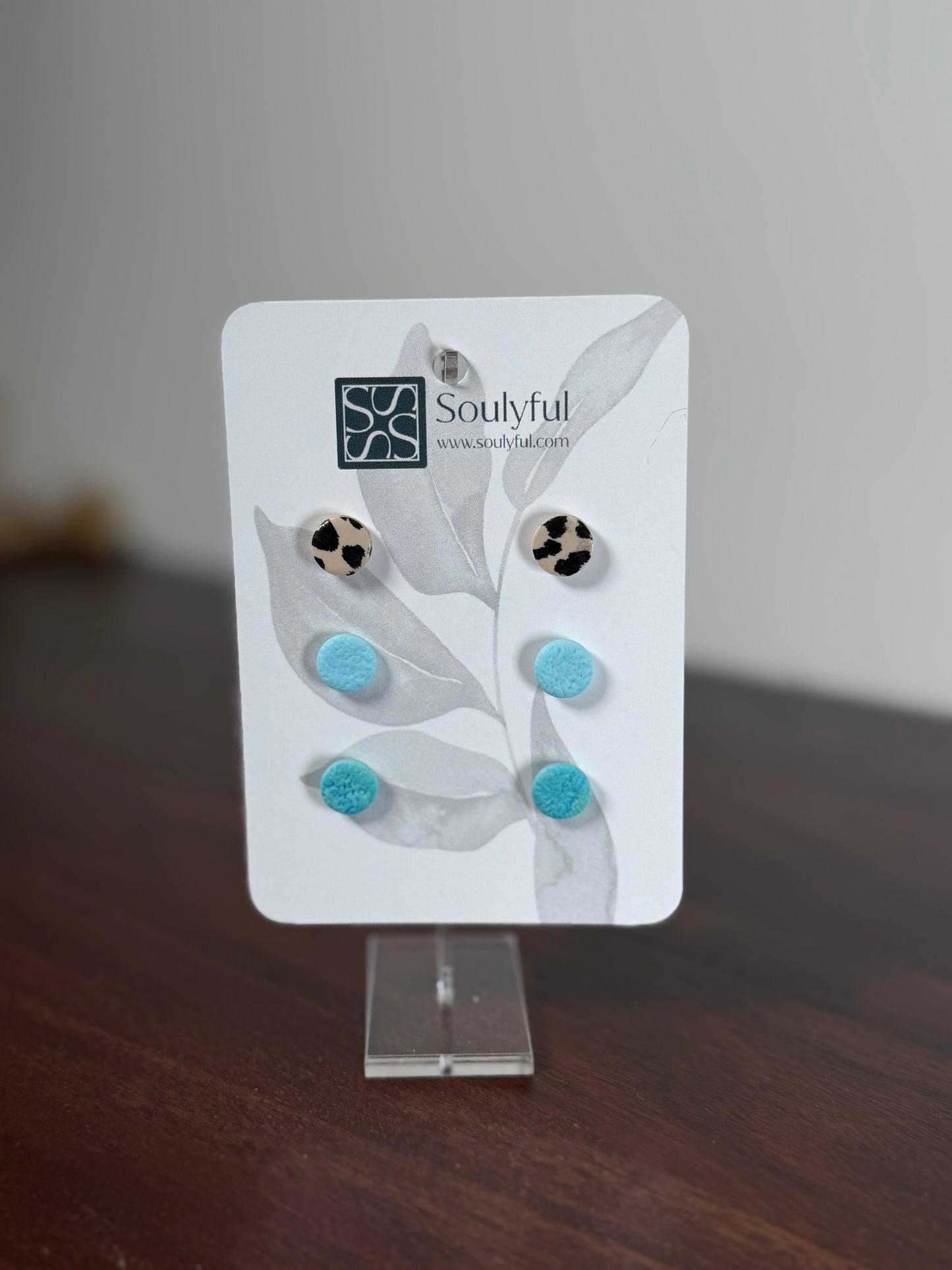 Einzelstücke Ohrstecker 3er Set "Minis"