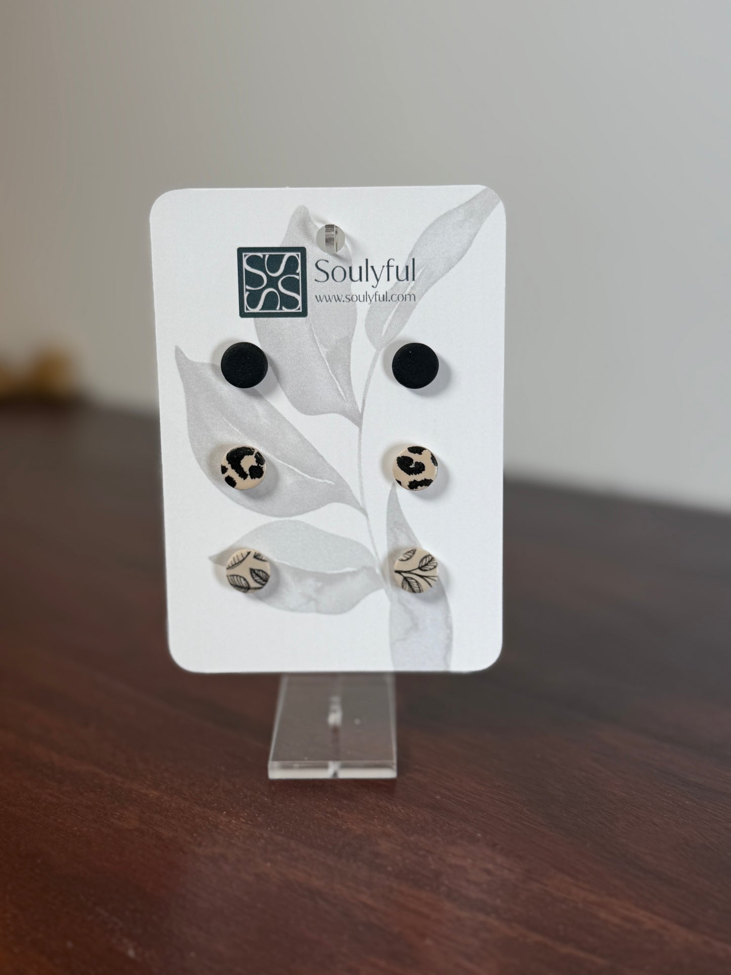 Einzelstücke Ohrstecker 3er Set "Minis"