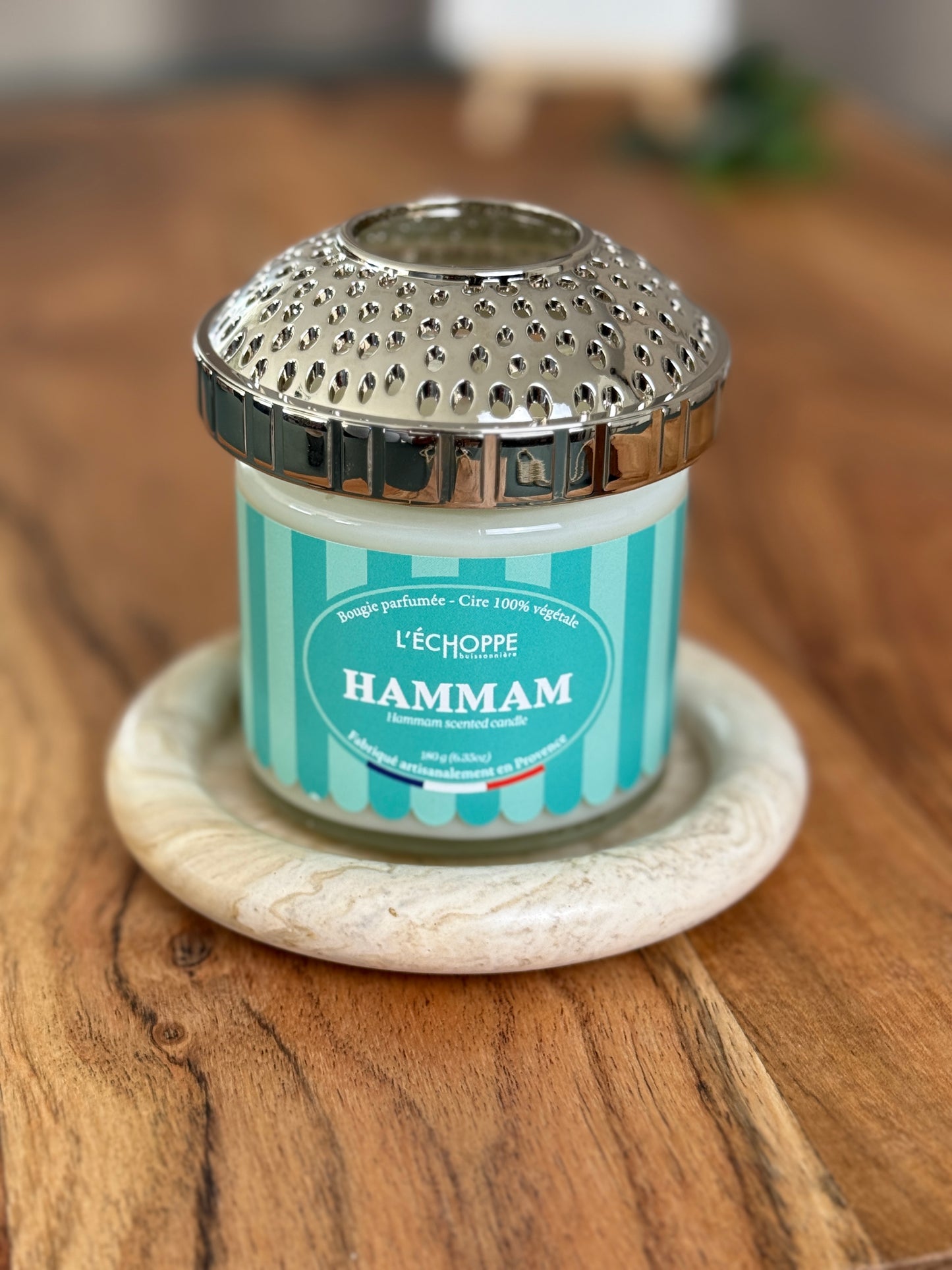 Duftkerze "Hammam" aus 100% Sojawachs - Made in Frankreich