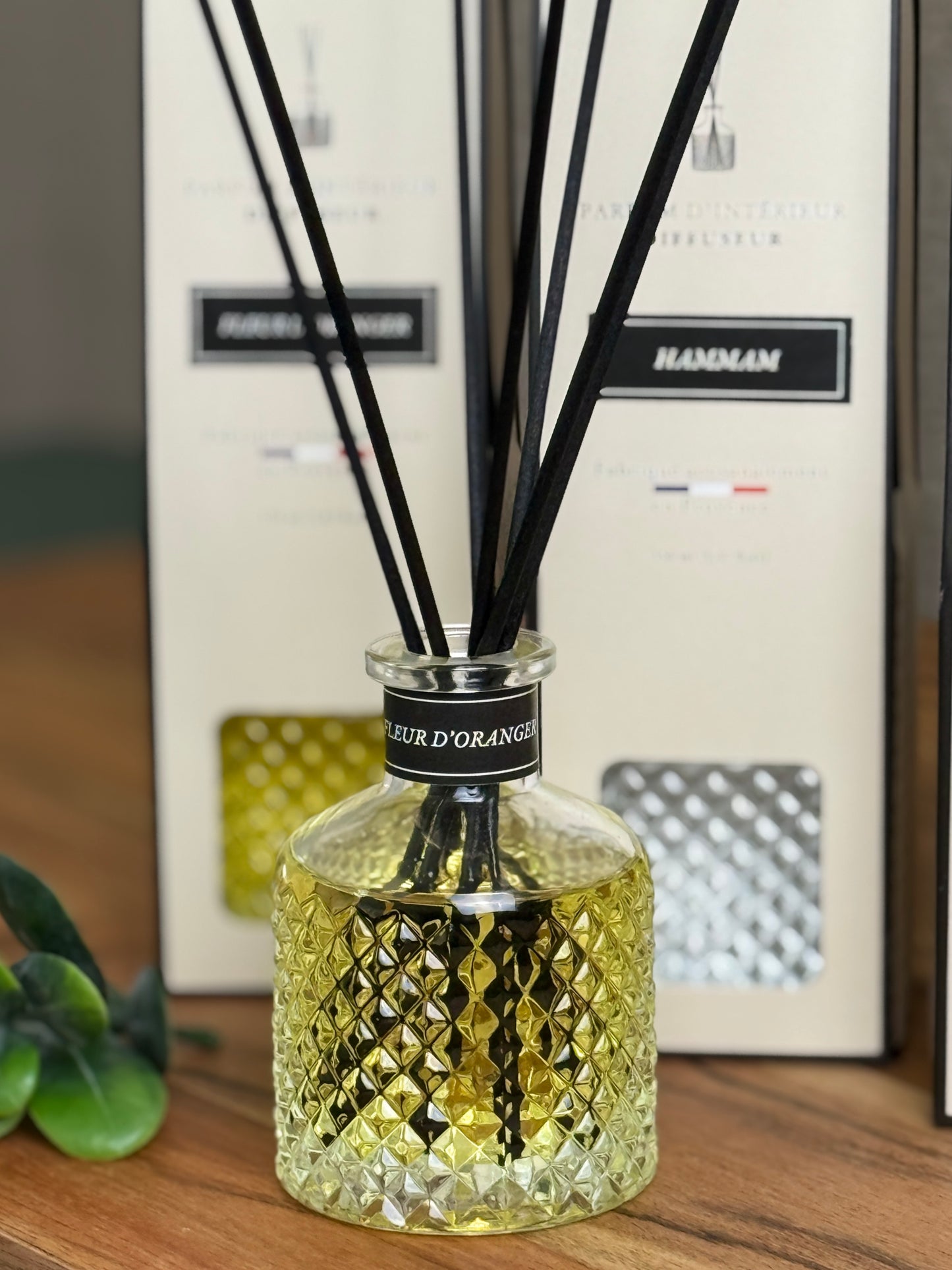 150 ml Eleganter Glasflakon - Raumduft Diffusor