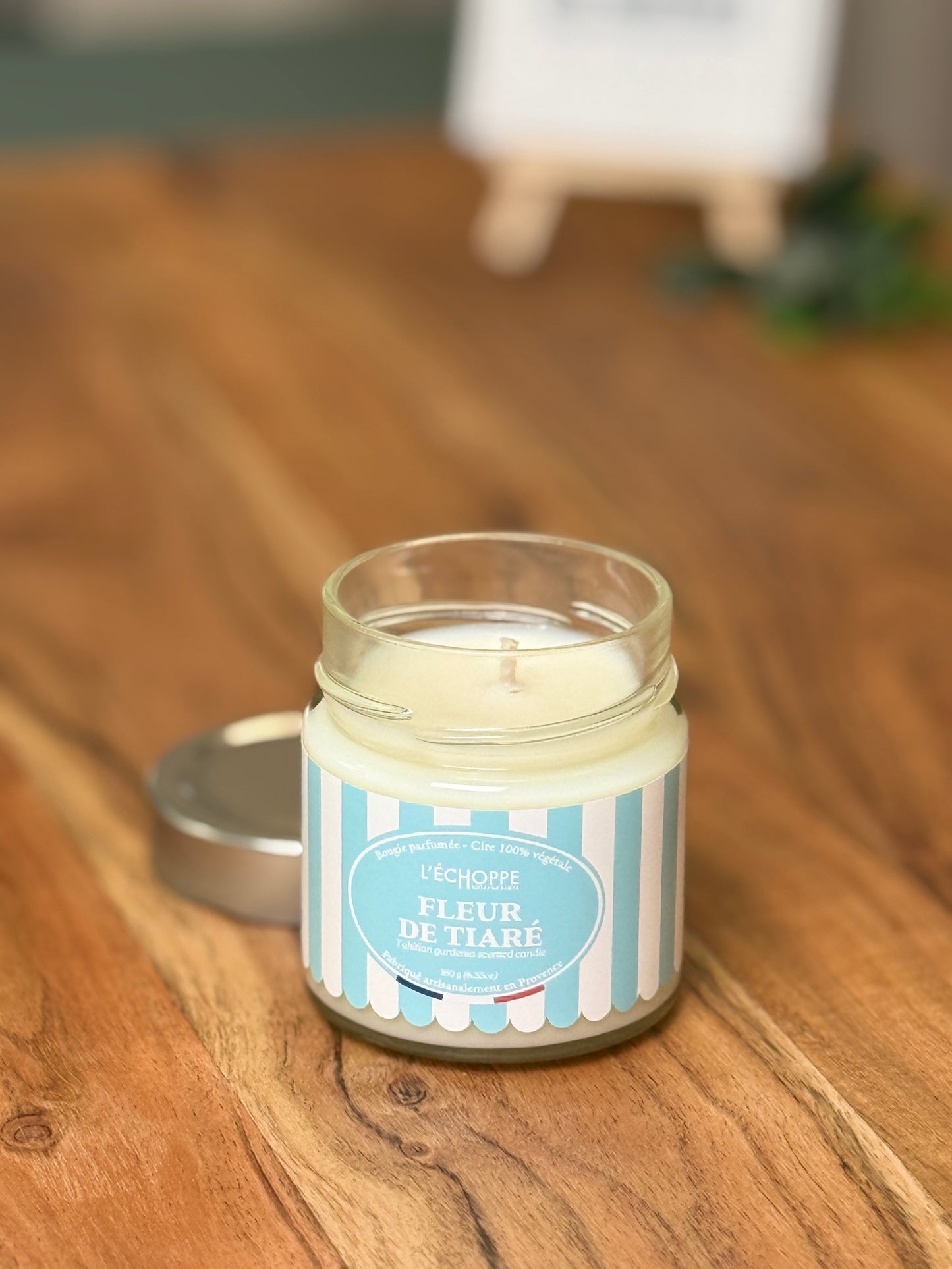 Duftkerze "Tiaré-Blüte" aus 100% Sojawachs – Made in Frankreich