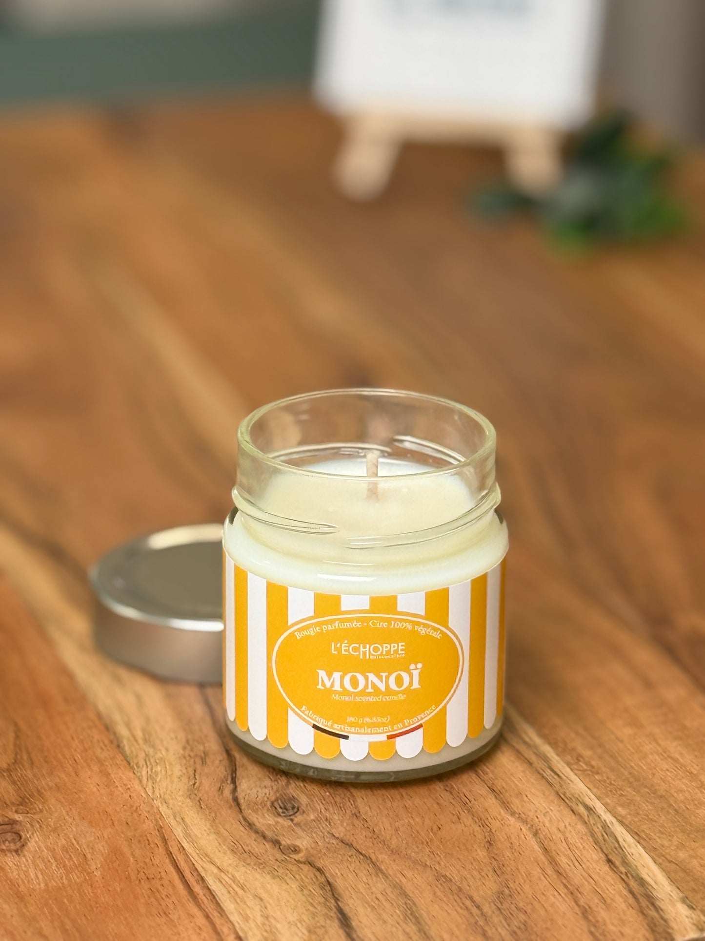 Duftkerze "Monoï" aus 100% Sojawachs – Made in Frankreich
