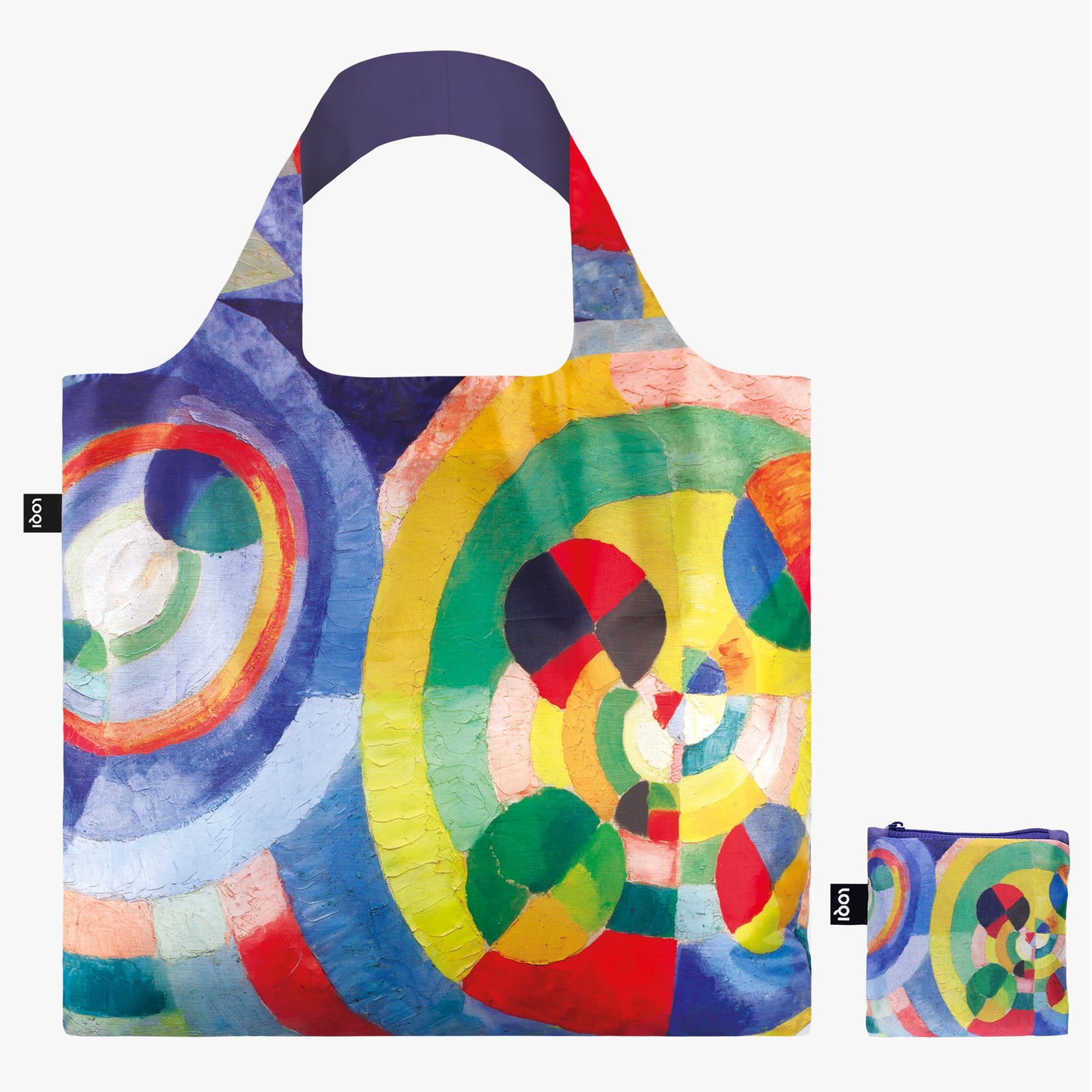 Tote Bag aus 100 % Recyclingmaterial – ROBERT DELAUNAY „Kreisformen“