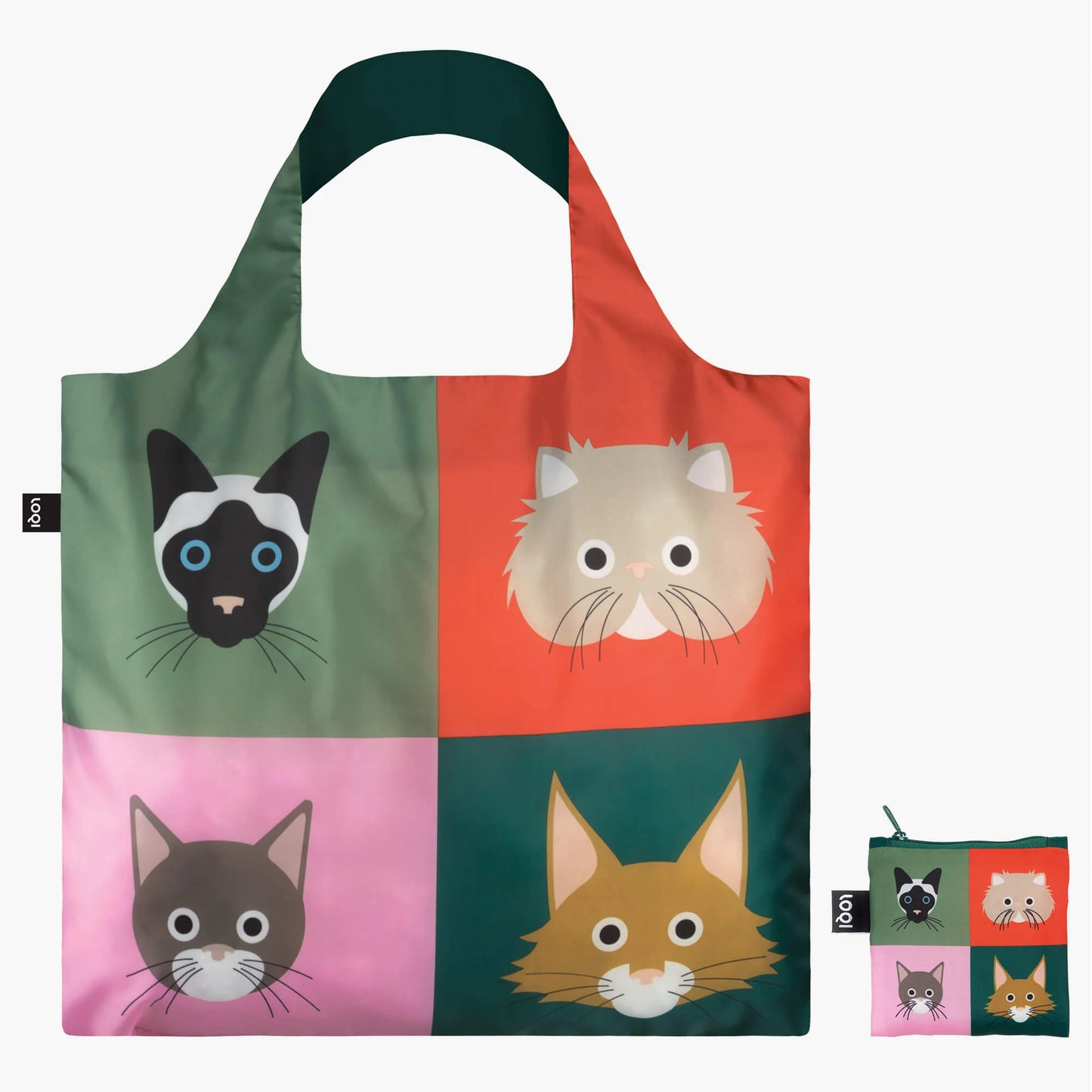Tote Bag aus 100 % Recyclingmaterial – STEPHEN CHEETHAM „Cats“