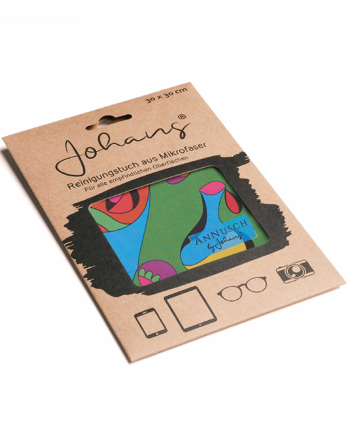 Johans® Mikrofasertuch "Annusch" - Stilvolle Reinigung für Brille & Display