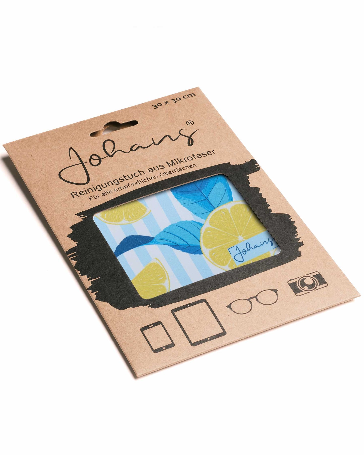 Johans® Mikrofasertuch "Capri" - Stilvolle Reinigung für Brille & Display