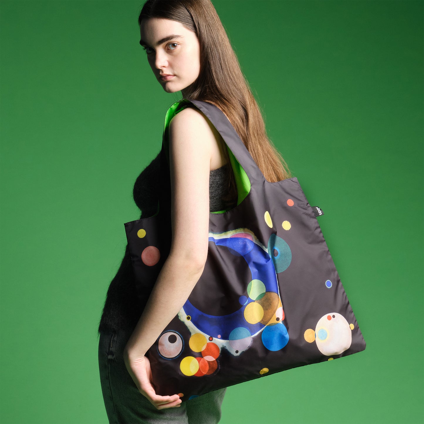 Tote Bag aus 100 % Recyclingmaterial – WASSILY KANDINSKY „Einige Kreise“