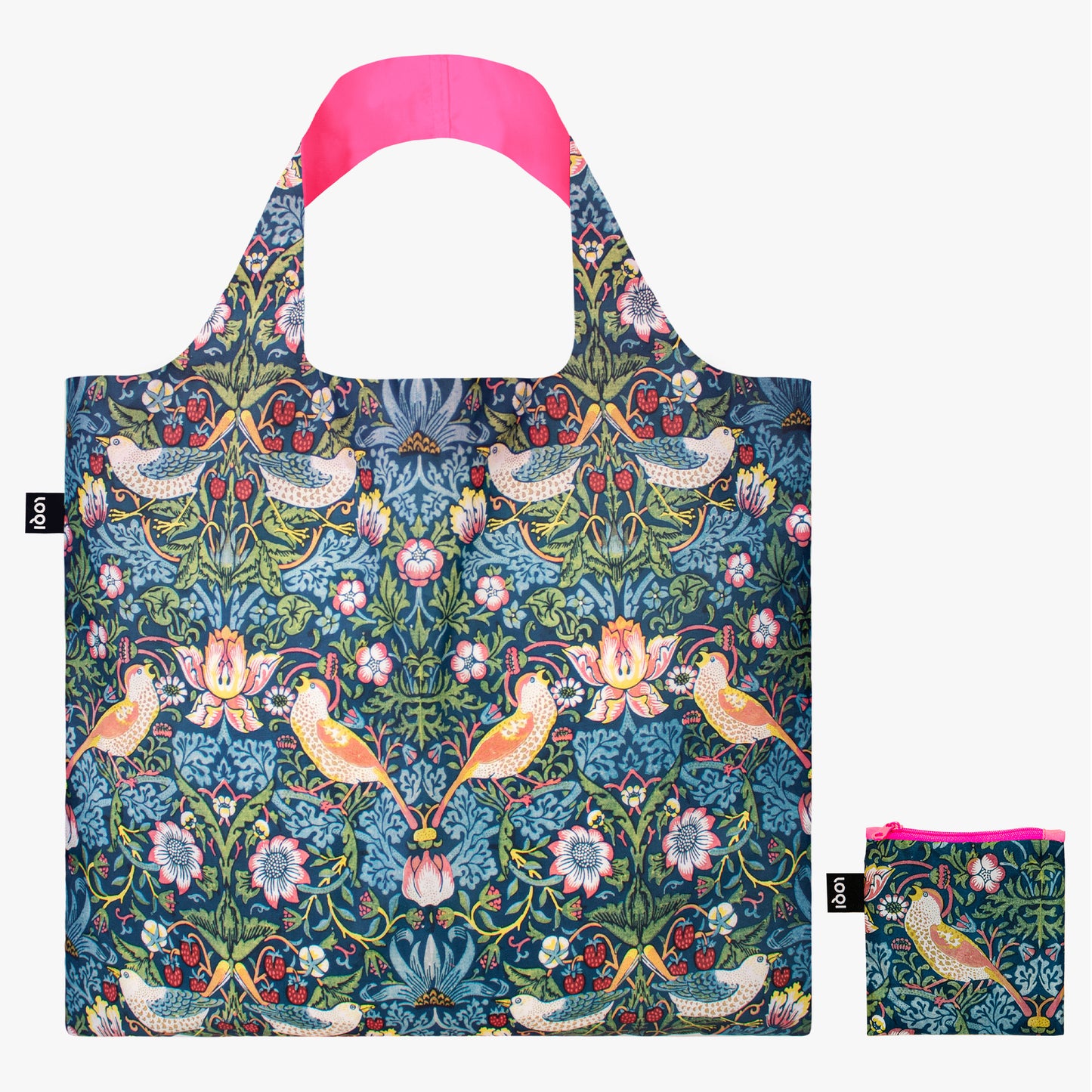 Tote Bag aus 100 % Recyclingmaterial – WILLIAM MORRIS „Der Erdbeerdieb“