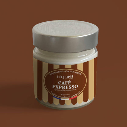 Duftkerze "Kaffee" aus 100% Sojawachs - Made in Frankreich