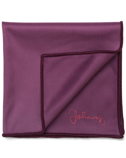 Johans® Mikrofasertuch "Burgundy" - Stilvolle Reinigung für Brille & Display