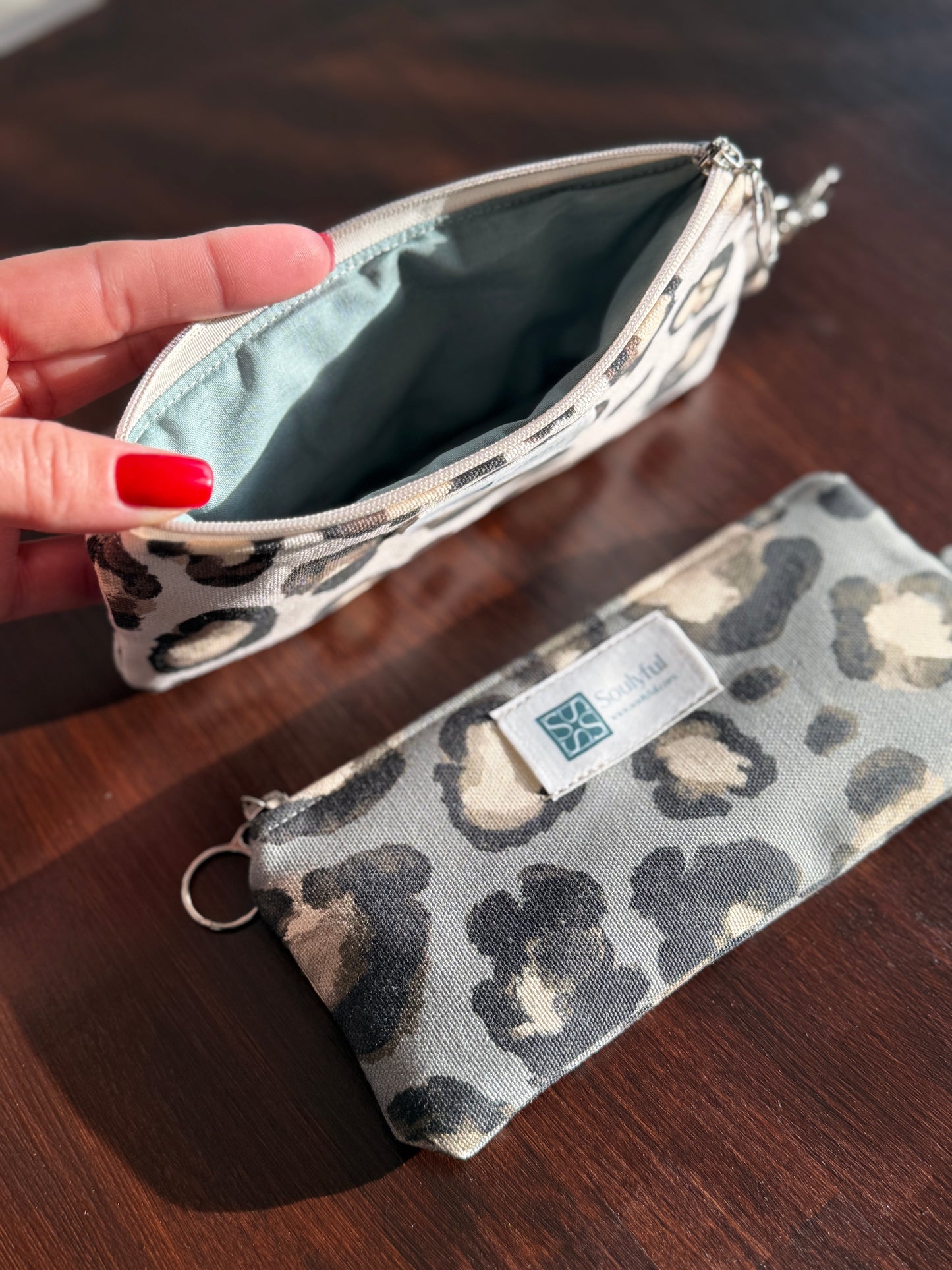 Schlüssel-Etui "Leo" mit Karabiner