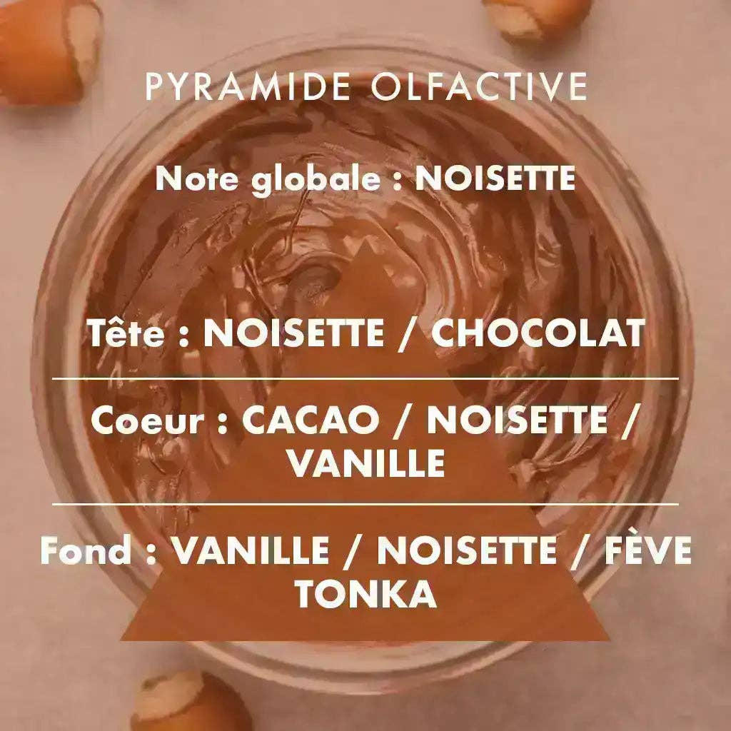 Duftkerze „Gourmet-Haselnuss“ Winter-Edition – weitere Produktansicht 3