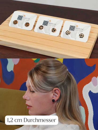 Ohrstecker "Leo" - 1,2 cm Durchmesser