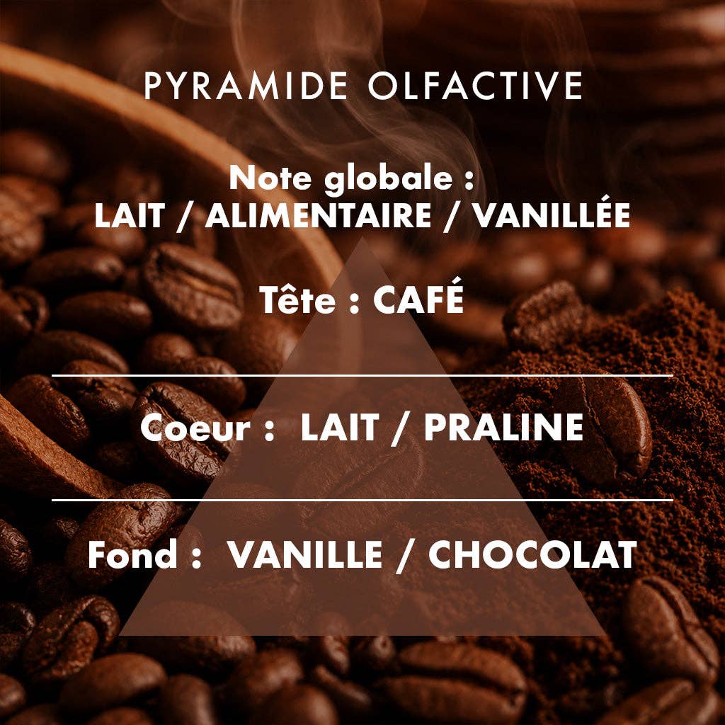Duftkerze "Kaffee" aus 100% Sojawachs - Made in Frankreich