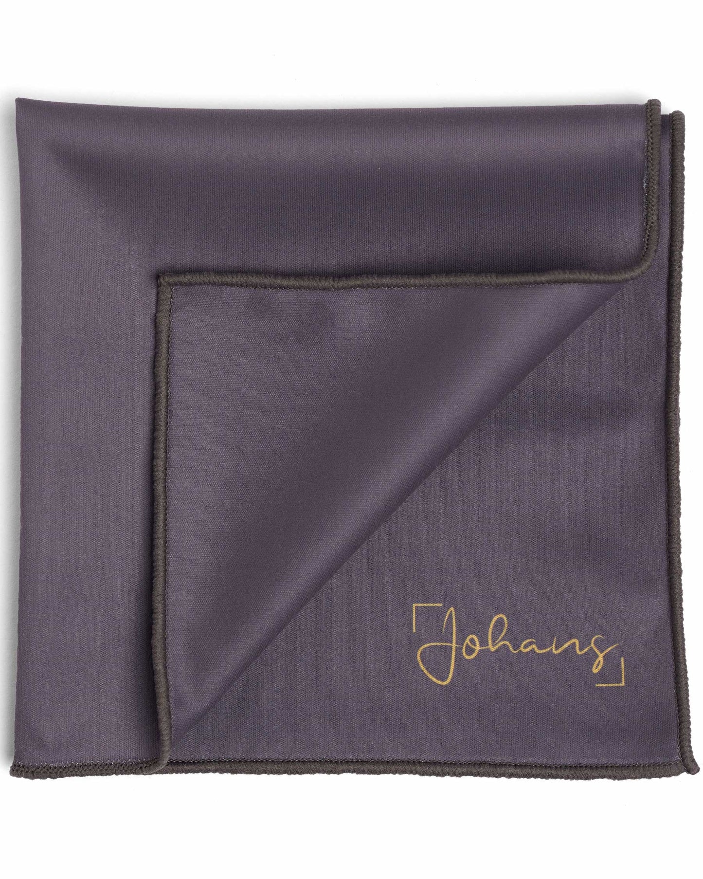 Johans® Mikrofasertuch "Anthrazit" - Stilvolle Reinigung für Brille & Display