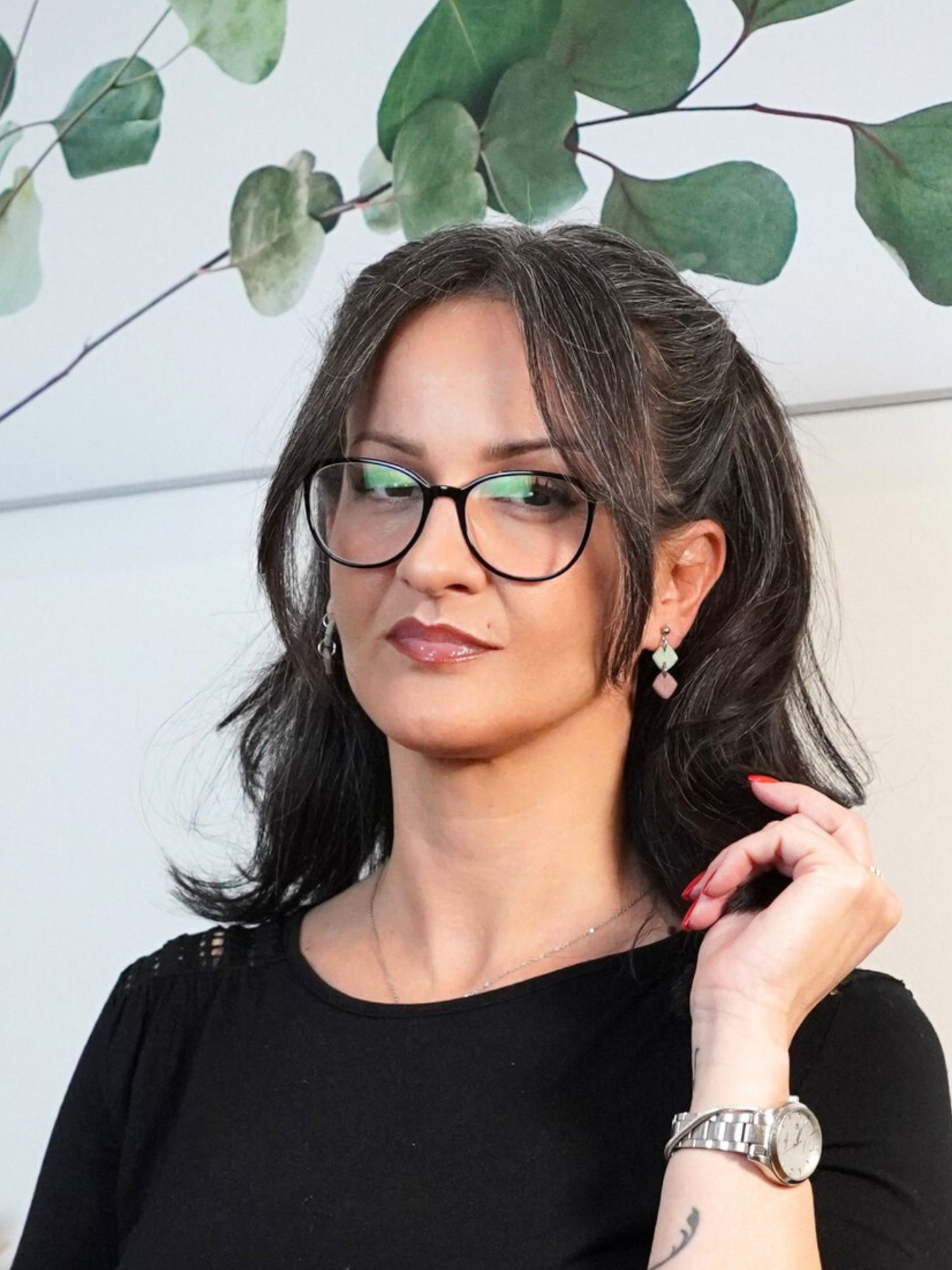 Ohrringe "Soft Whisper" - Hardwarefarbe in silber- oder goldfarben auswählbar