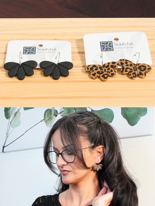 Creolen "Petal Flow" - Creolenfarbe silber- oder goldfarben auswählbar