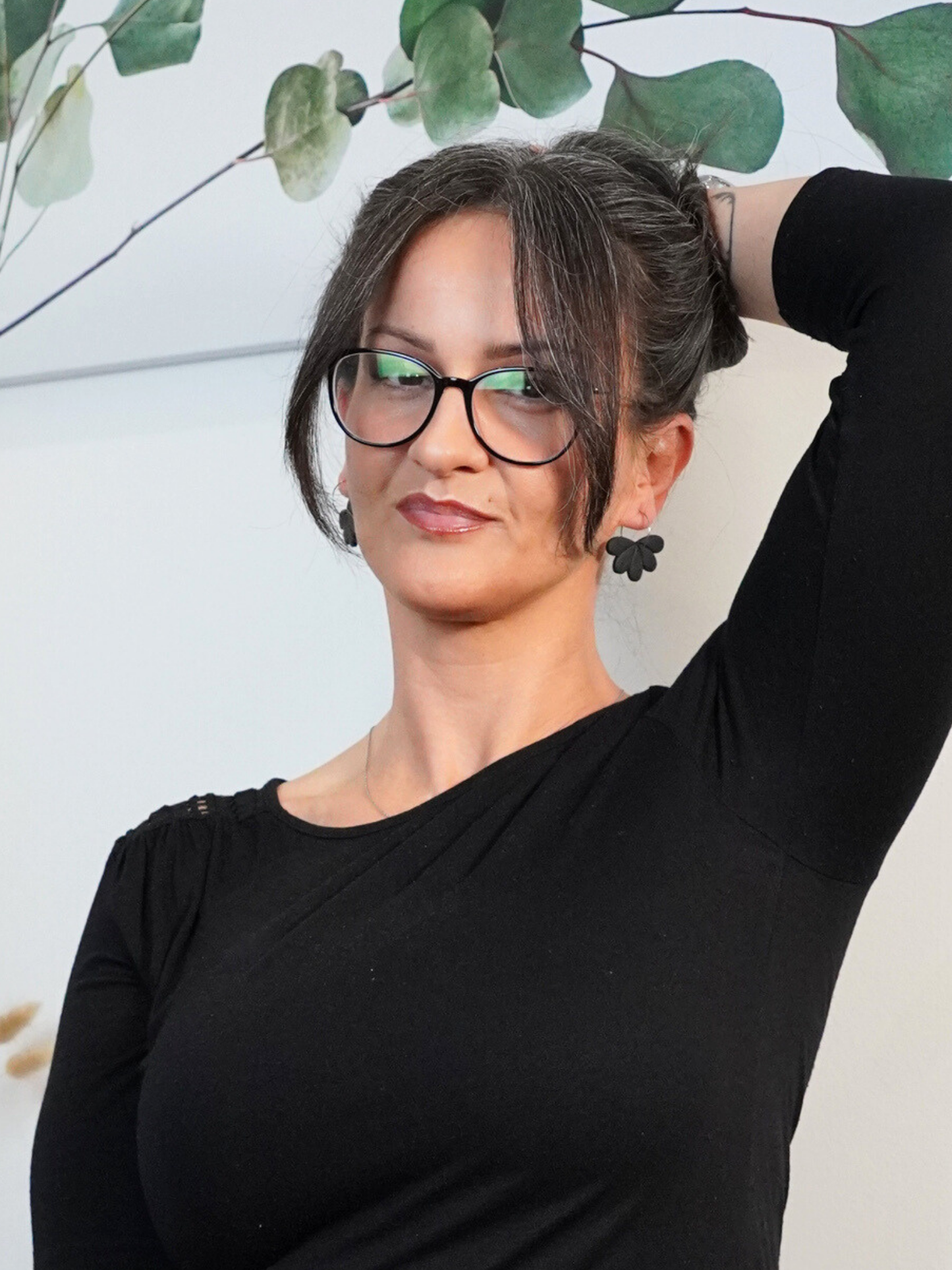 Creolen "Petal Flow" - Creolenfarbe silber- oder goldfarben auswählbar