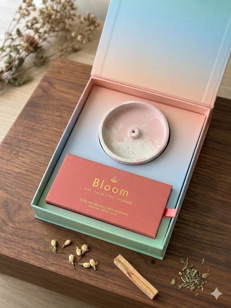Bloom Geschenkbox - Stilvolles Räucherset