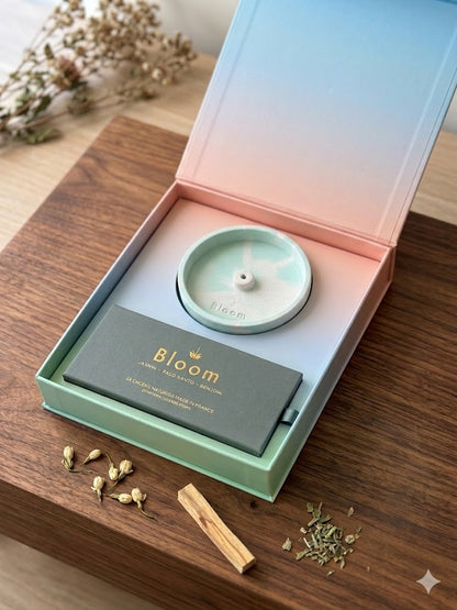 Bloom Geschenkbox - Stilvolles Räucherset