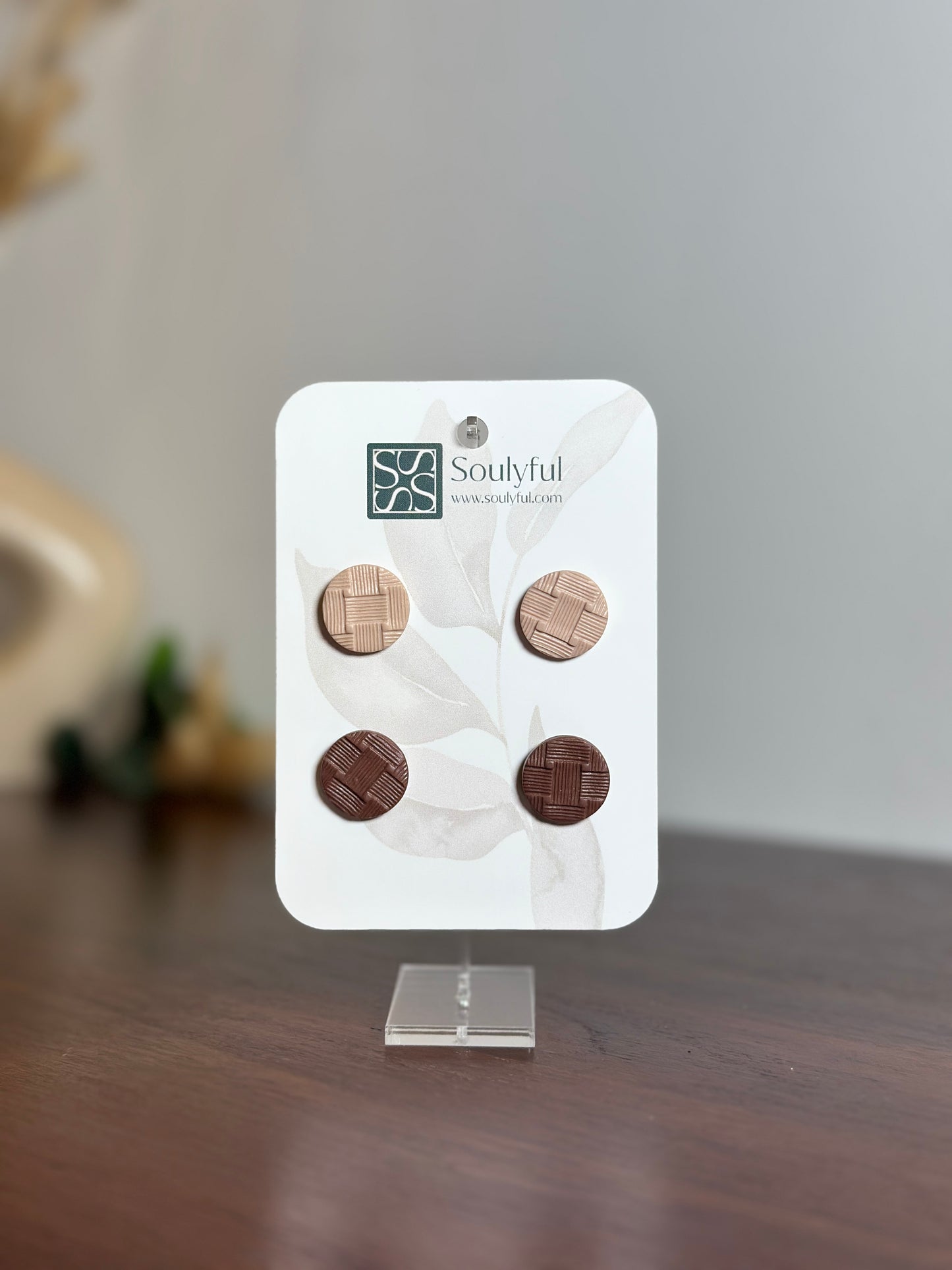 2er Set - Ohrstecker verschiedene Farben