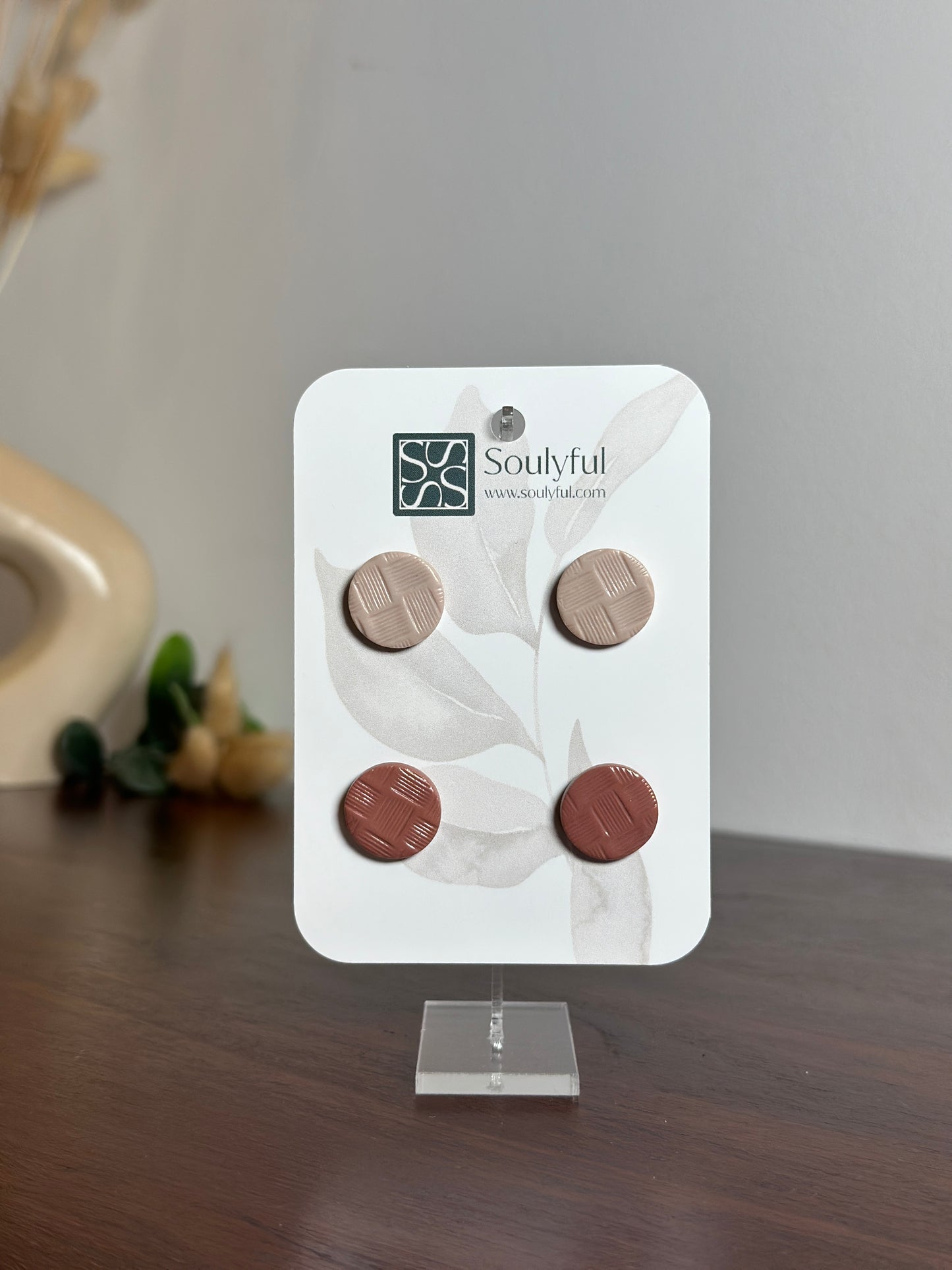 2er Set - Ohrstecker verschiedene Farben
