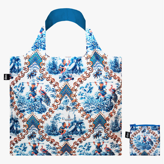 Tote Bag aus 100 % Recyclingmaterial – DECORATIVE ART „Toile de Jouy – Jongleur“
