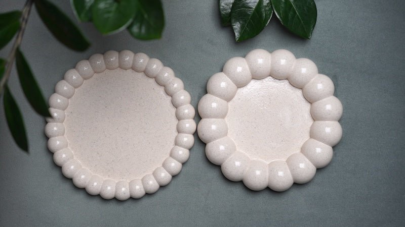 Bubbleuntersetzer "Bubbles Small" in Granitoptik - Soulyful