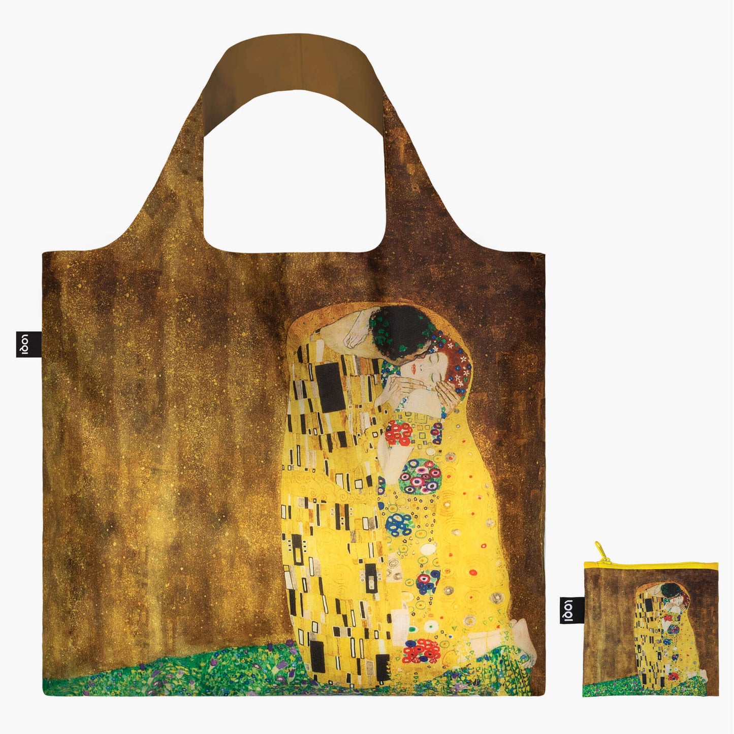 Tote Bag aus 100 % Recyclingmaterial – GUSTAV KLIMT „Der Kuss“