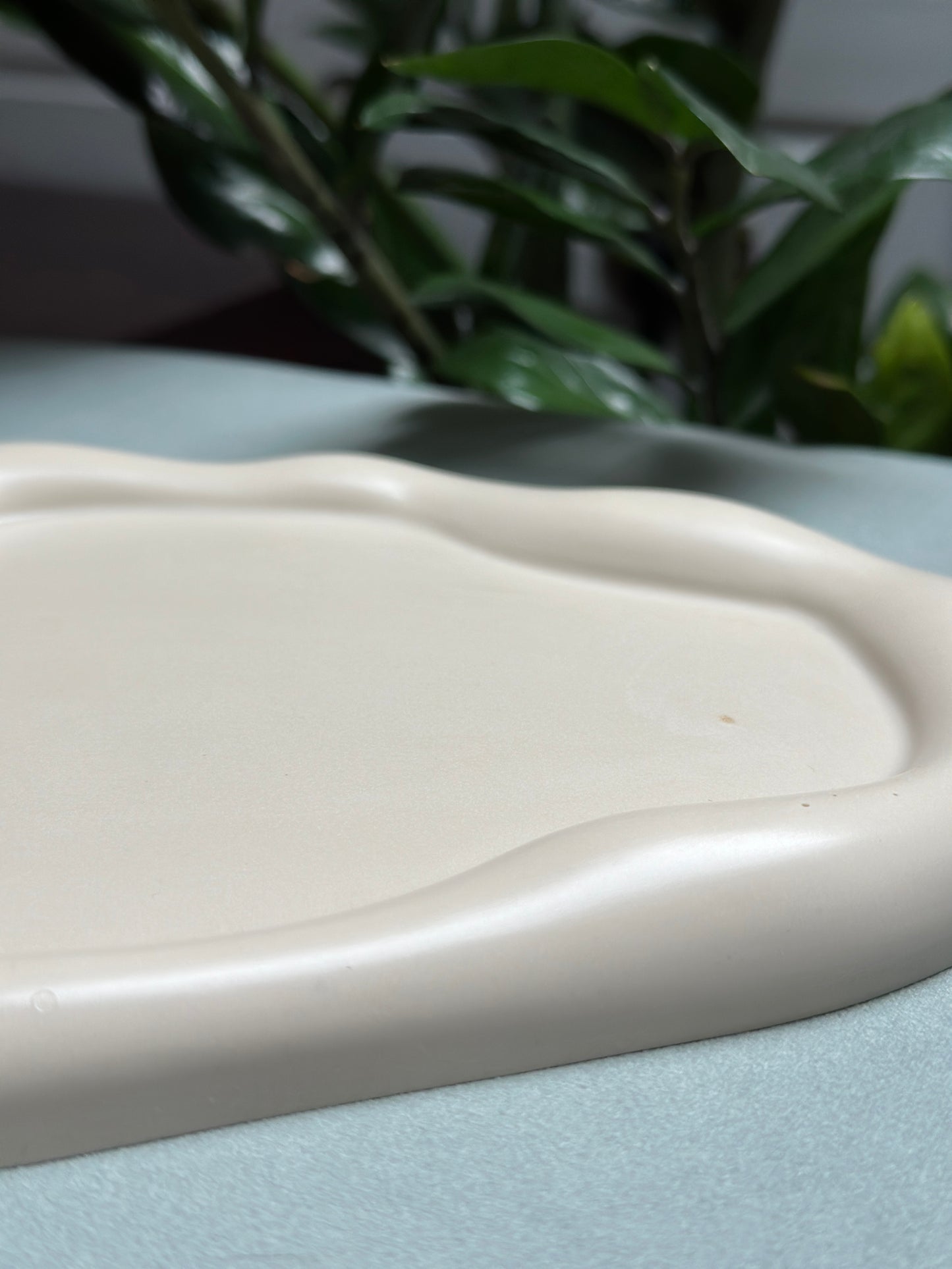 Wolkentablett "Oval" - Creme