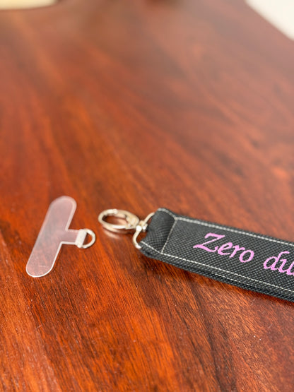Handy-/Schlüsselhandschlaufe inkl. Handyhalterung - "Zero ducks given"