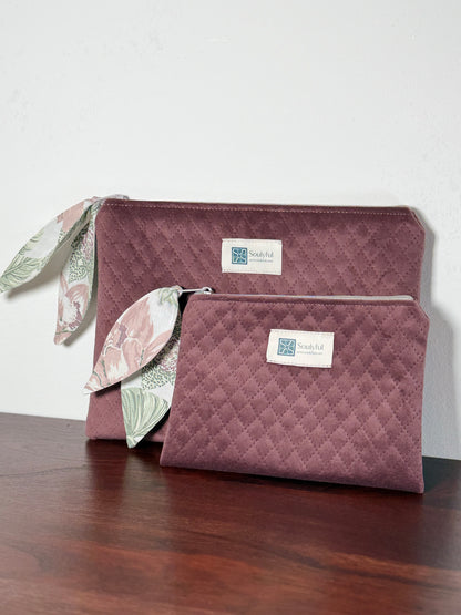 Duo Kosmetiktaschen "Vintage Berry"