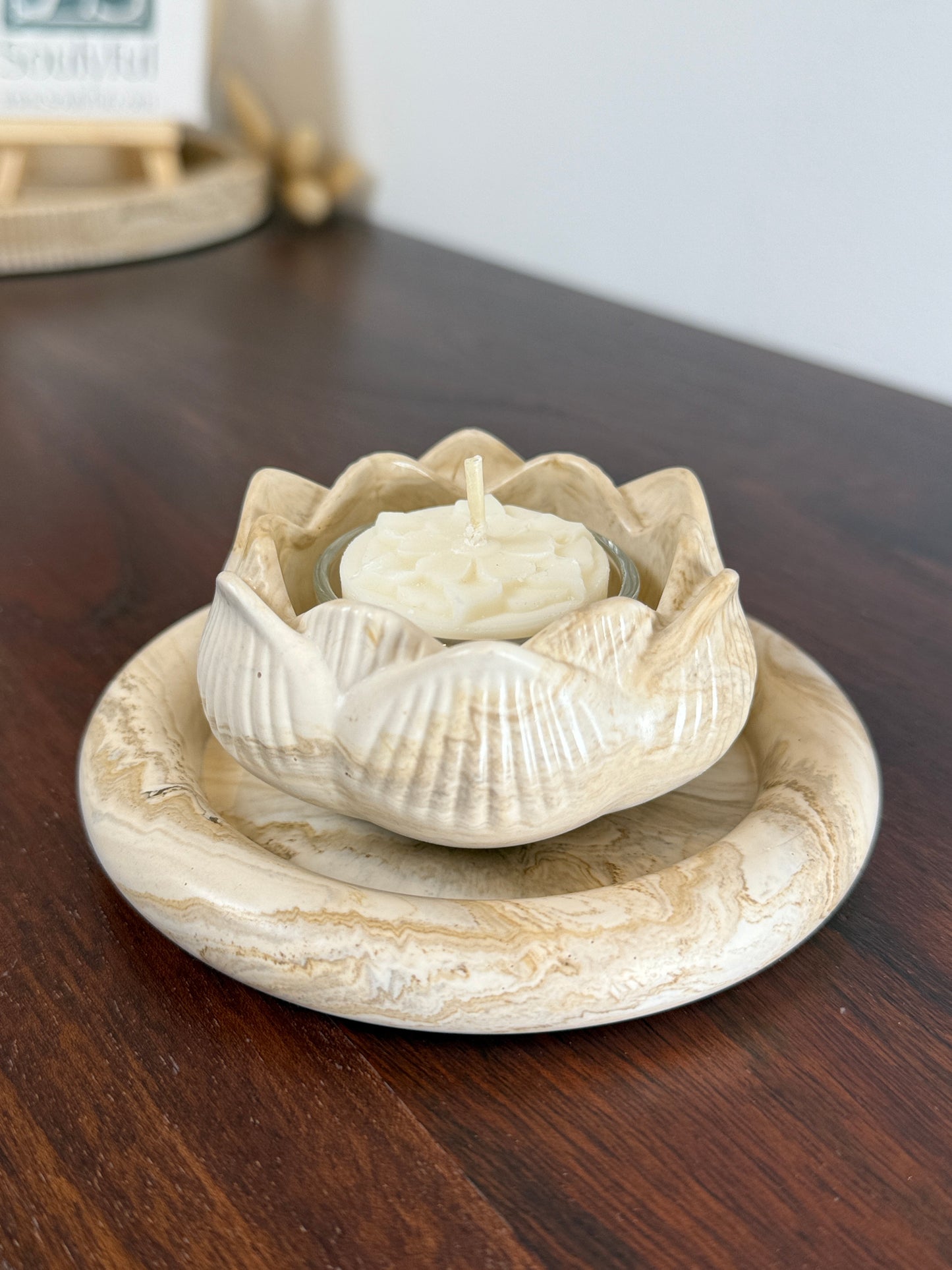 Teelichthalter "Lotus"