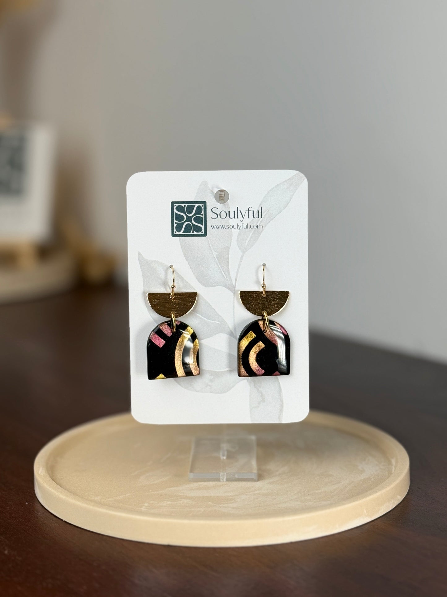 Ohrringe "Noir Eclipse"