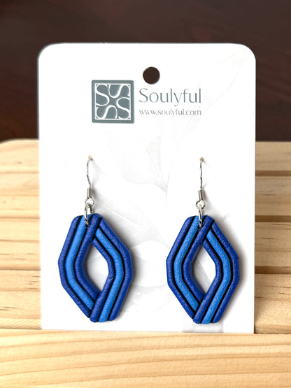 Ohrringe "Azure Lines"