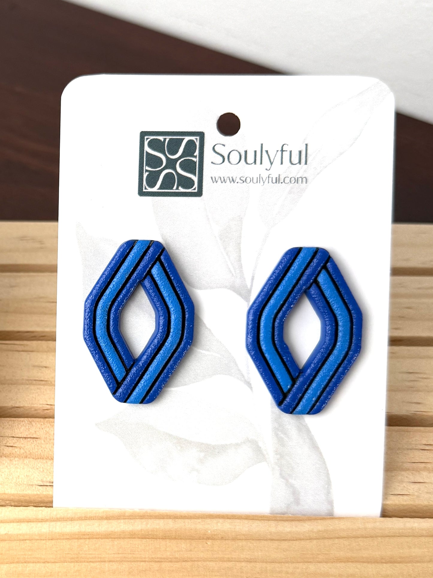 Ohrringe "Azure Lines"