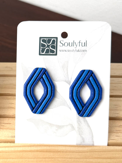 Ohrringe "Azure Lines"