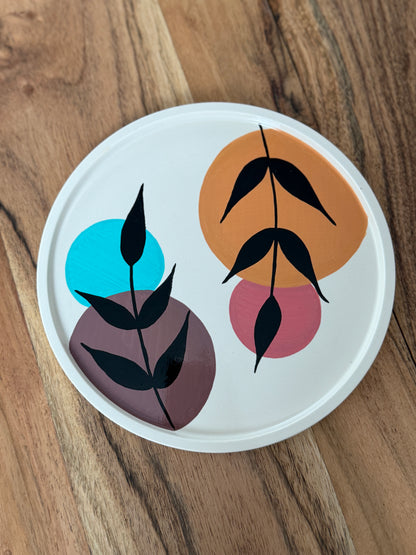 Rundes Tablett "Botanica"