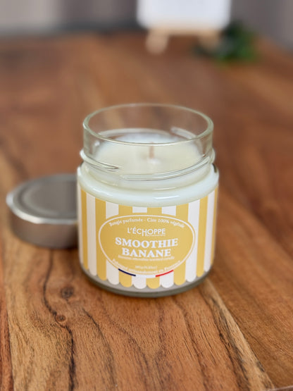 Duftkerze "Banana Smoothie" aus 100% Sojawachs - Made in Frankreich
