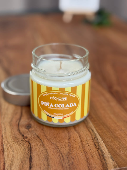 Duftkerze "Pina Colada" aus 100% Sojawachs - Made in Frankreich