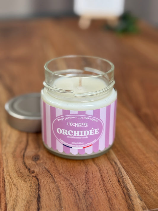Duftkerze "Orchidée" aus 100% Sojawachs - Made in Frankreich