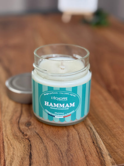 Duftkerze "Hammam" aus 100% Sojawachs - Made in Frankreich