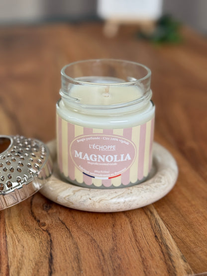 Duftkerze "Magnolie" aus 100% Sojawachs - Made in Frankreich